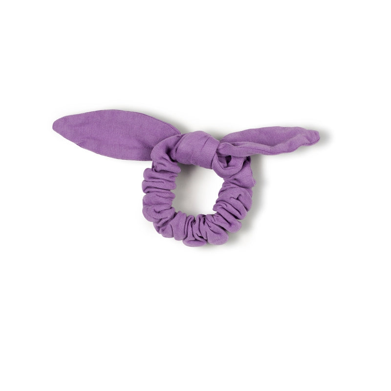 NIXNUT Bow Scrunchie Purple