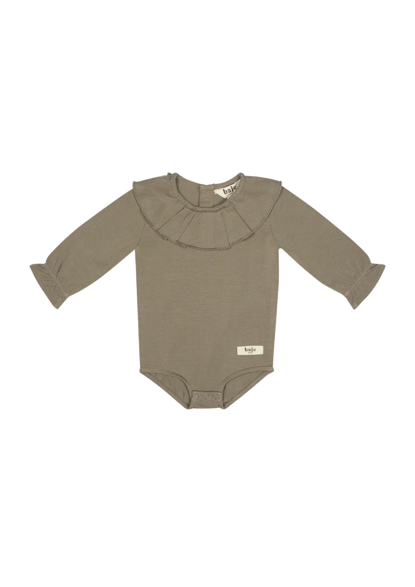 BAJE STUDIO Annes jersey bodysuit - Taupe (baby)