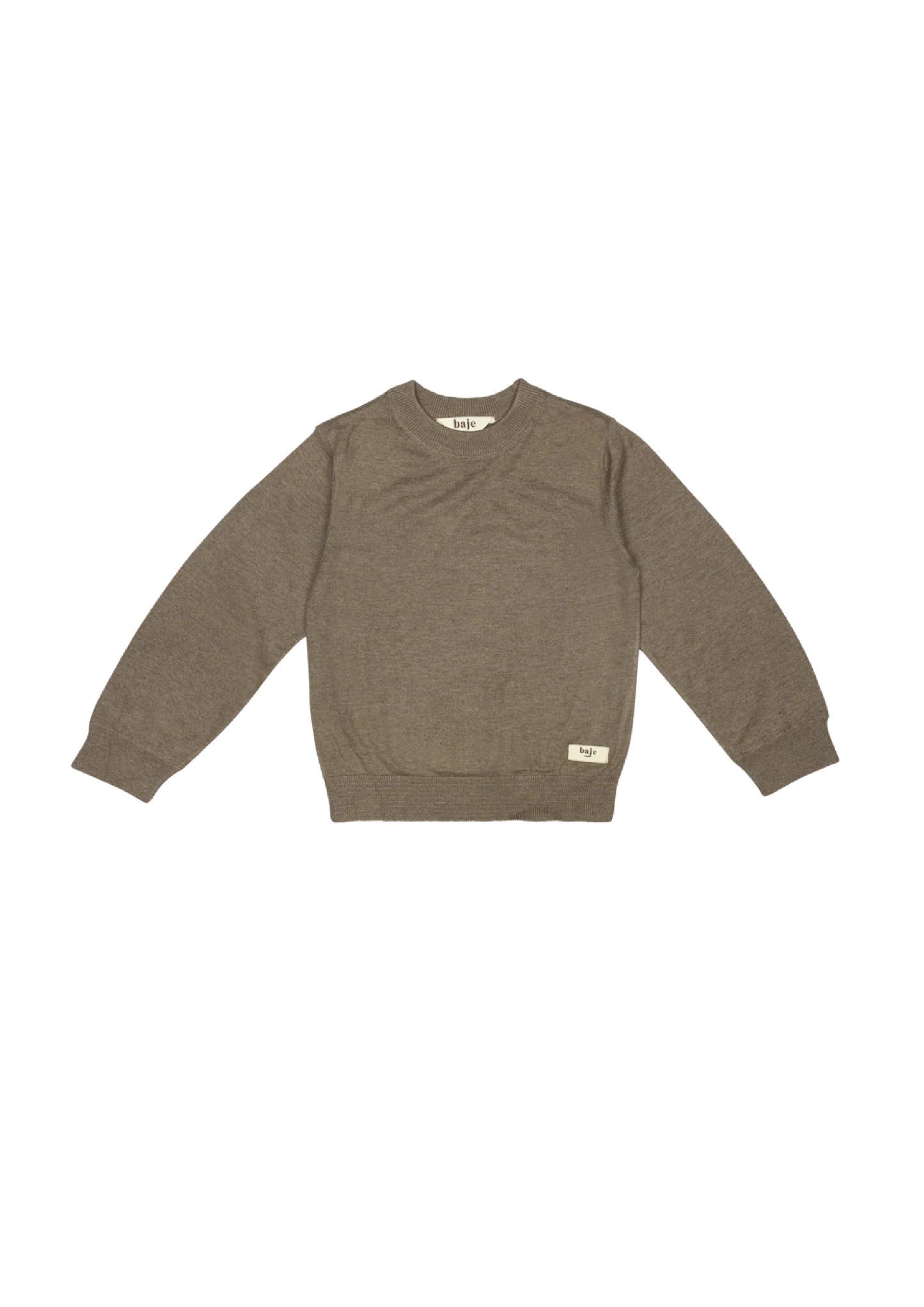 BAJE STUDIO Ditton knitted pullover co/modal - Taupe