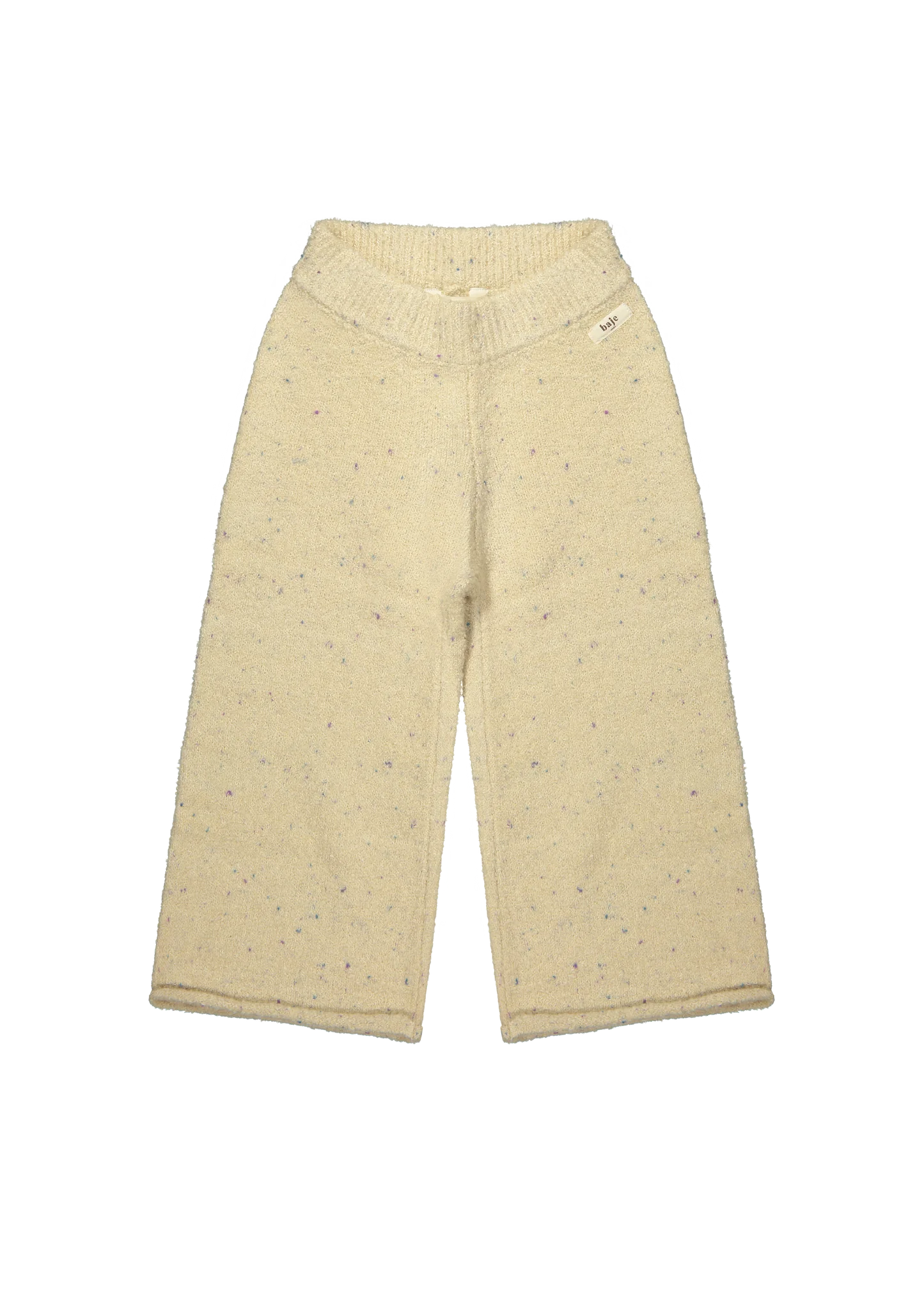 BAJE STUDIO Victoria knitted pants - Creme nappy