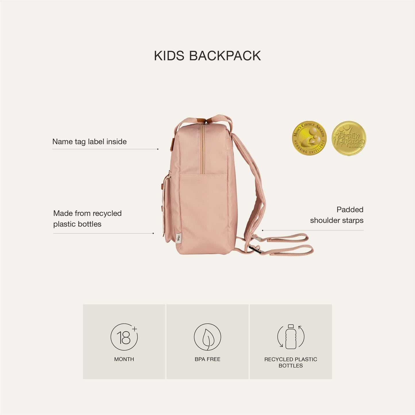 Citron Kids backpack Cherry