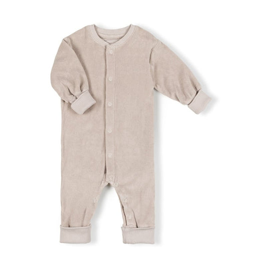 Nixnut Snap Onesie Beige