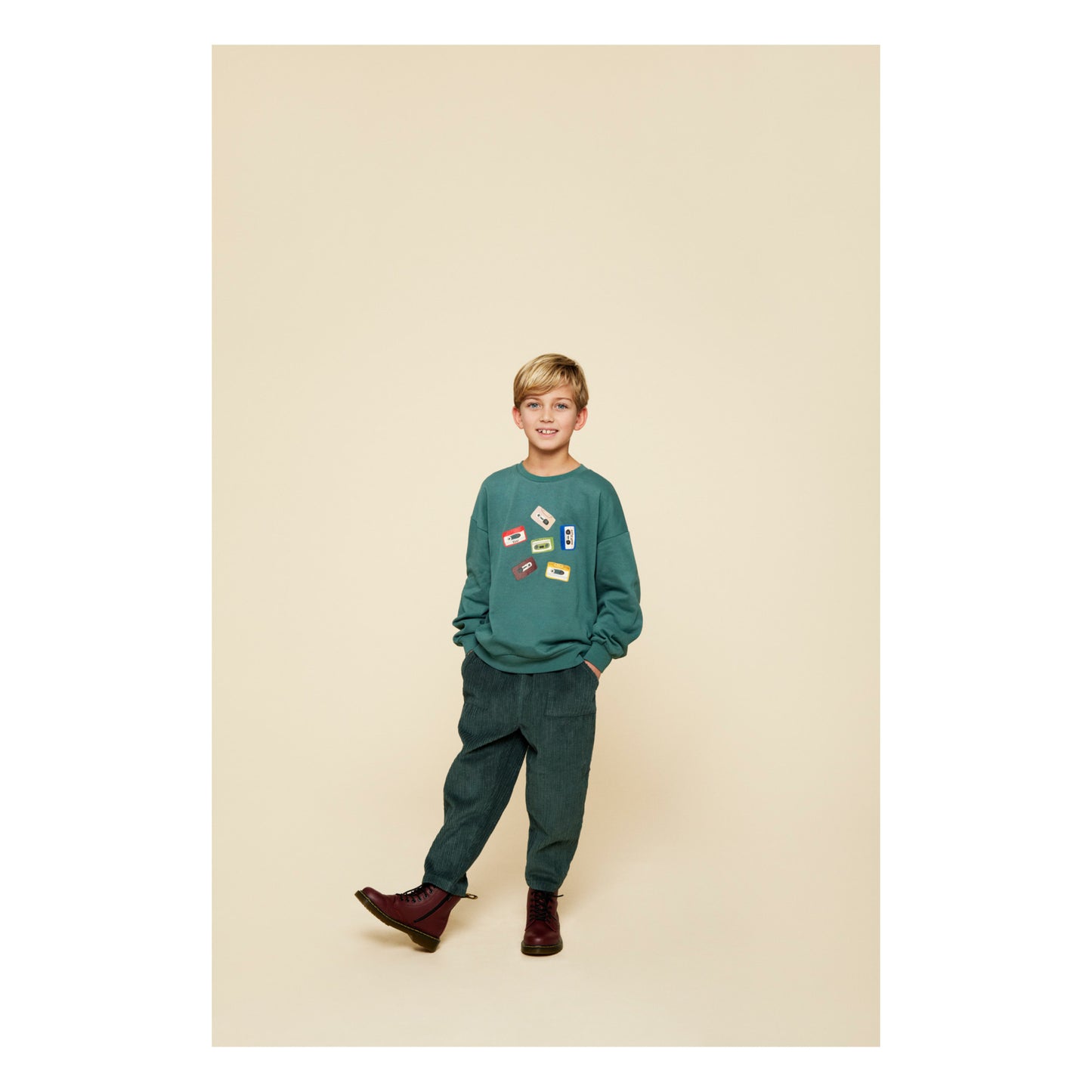 A Monday In Copenhagen Bastian Corduroy Trousers - Chrome green