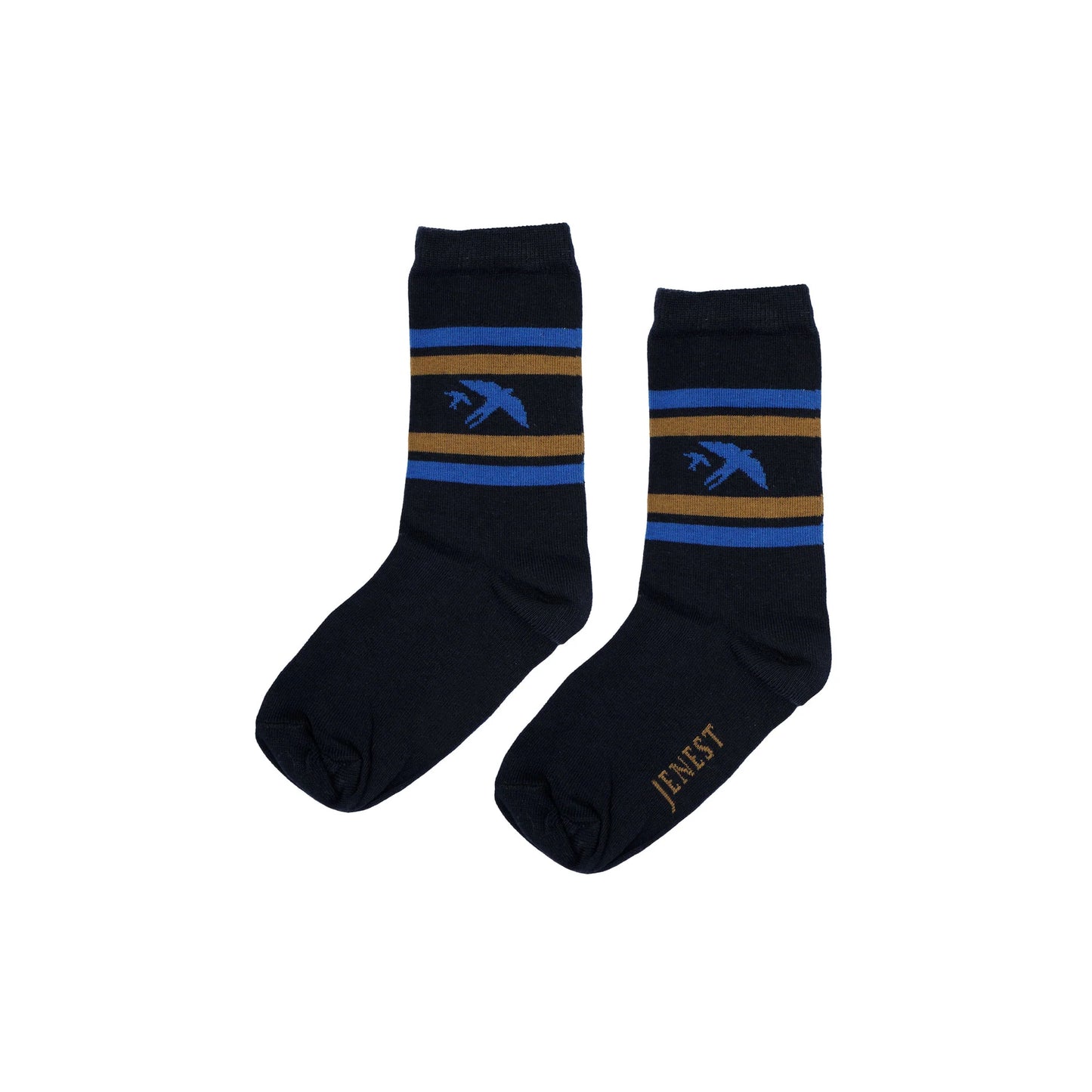 JENEST  Bird socks - Navy blue