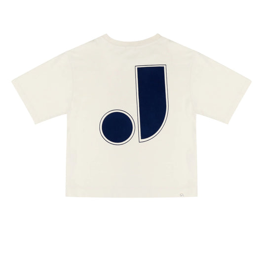 JENEST Mase J t-shirt - Pebble ecru